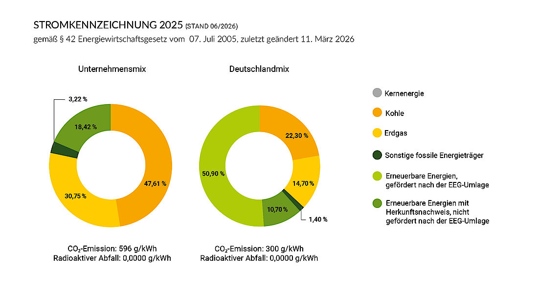 Stromkennzeichnung 2025